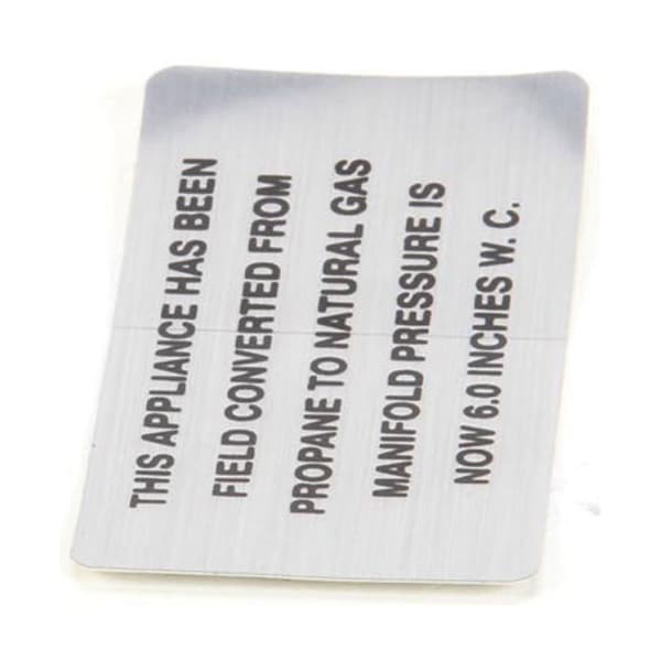 Vulcan Hart Propane To Np Plate 421727-6 - main